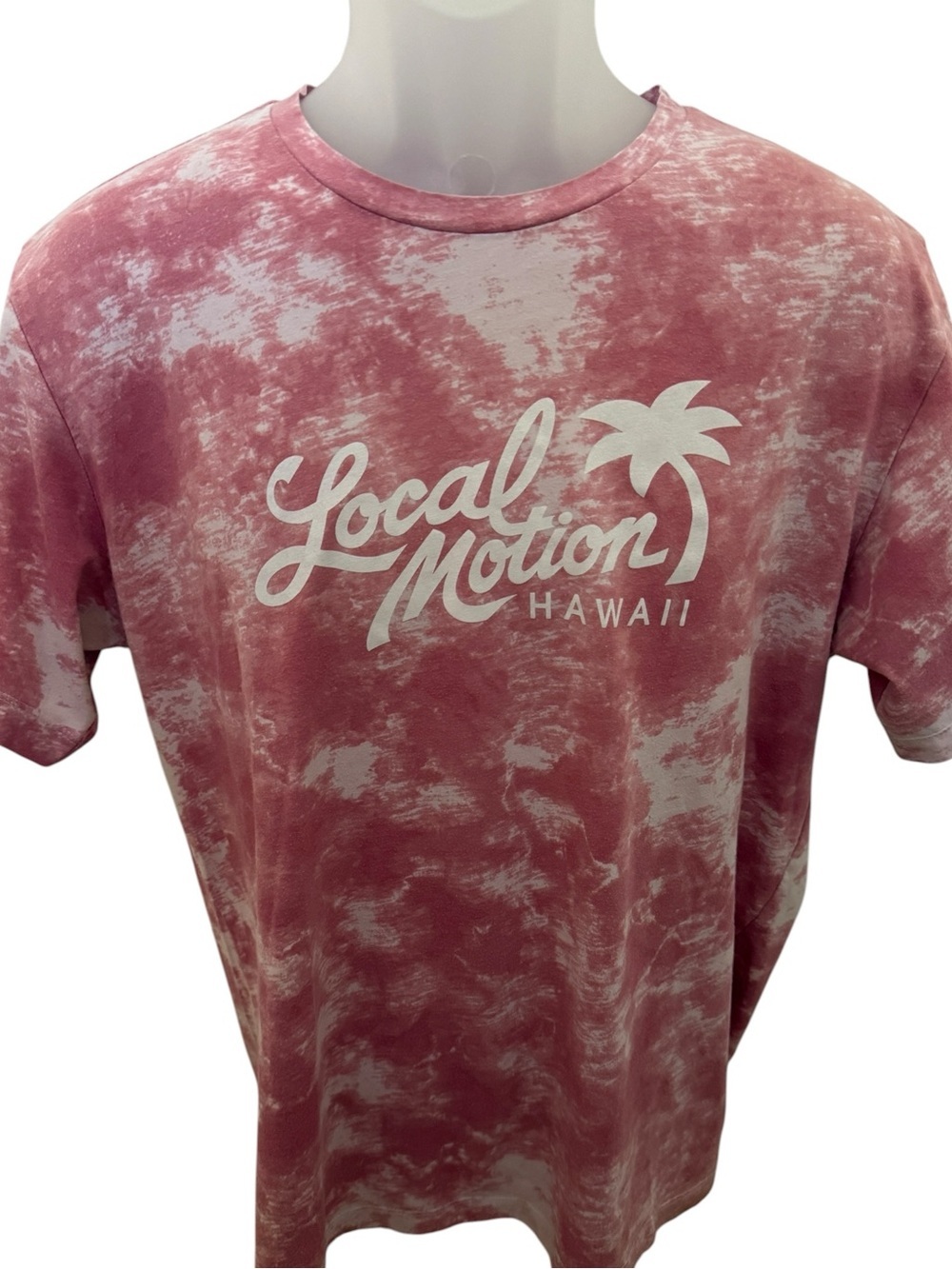 Local Motion Tie Dye Surf Hawaiian Tee Shirt Men L Large?